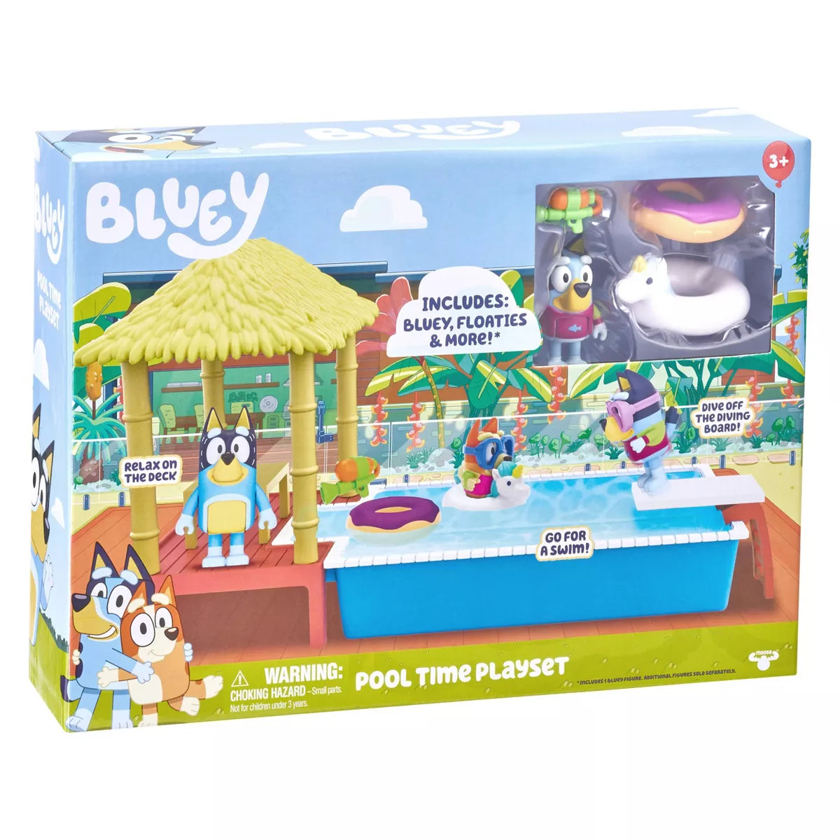 Bluey Pool Time Playset
