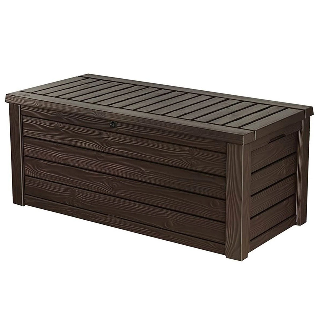 Westwood Outdoor 150 Gal Deck Storage Box for Tools, Brown (2 Pack)