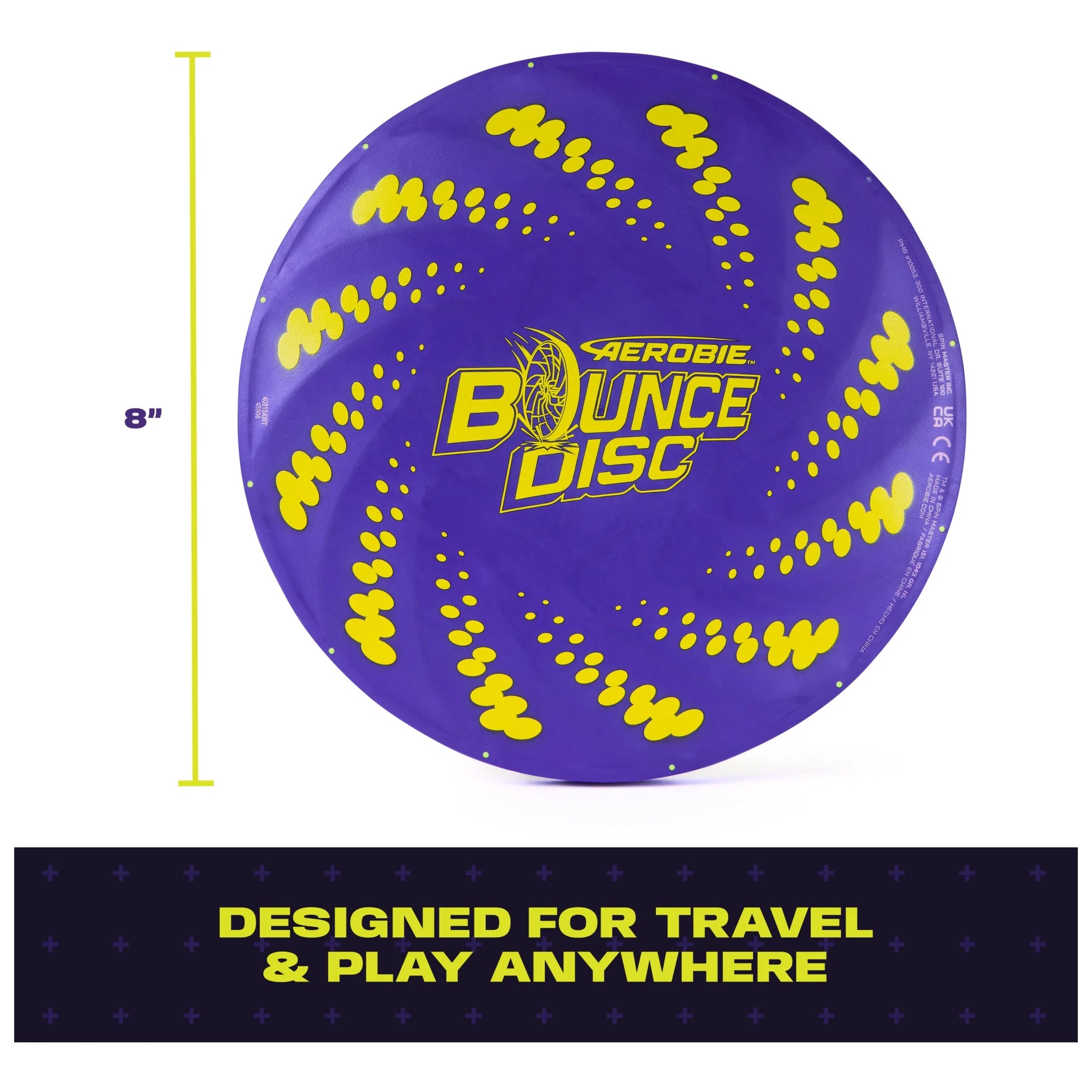 Bounce Disc, Outdoor Throwing Flying Disc, for Ages 5 and Up
