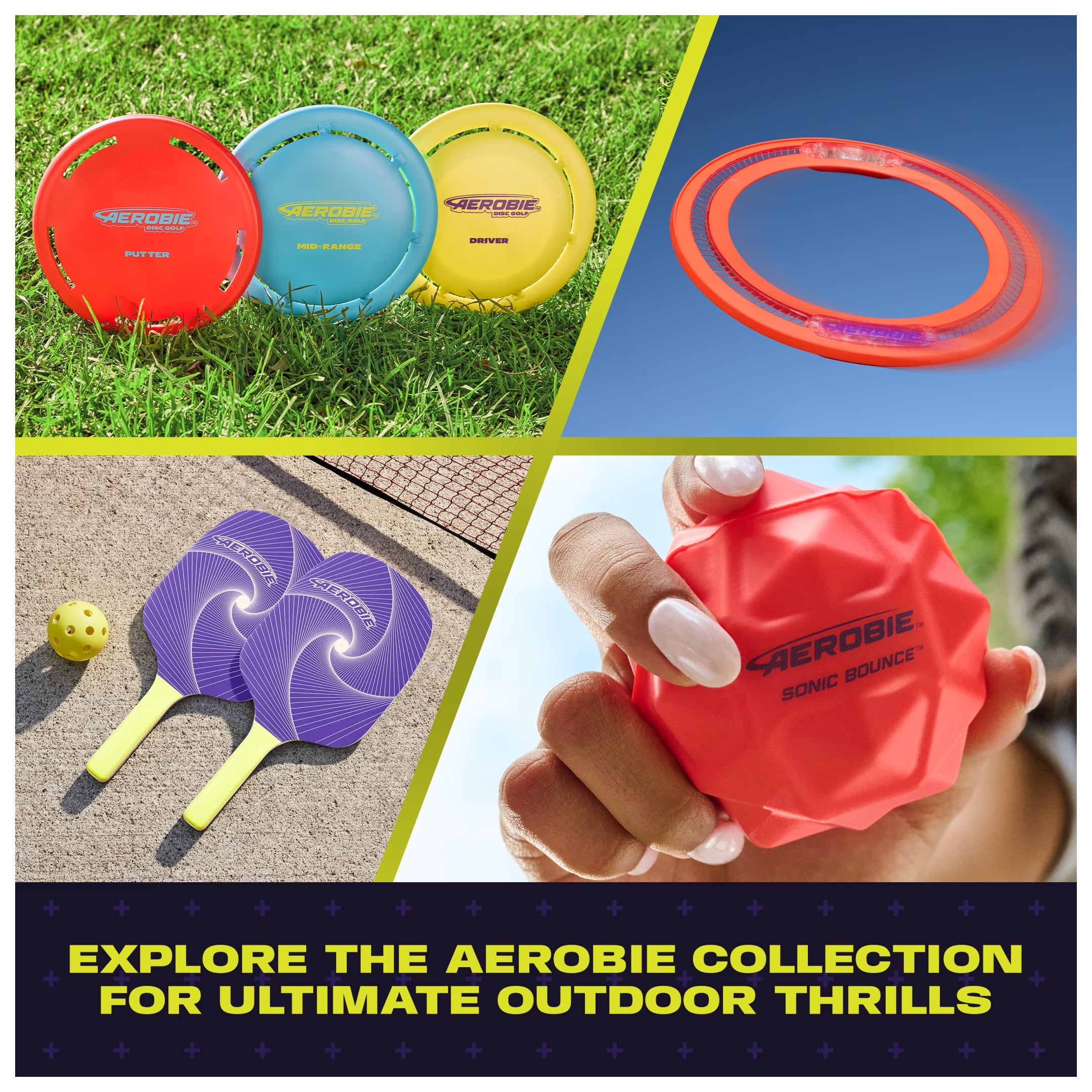 Bounce Disc, Outdoor Throwing Flying Disc, for Ages 5 and Up