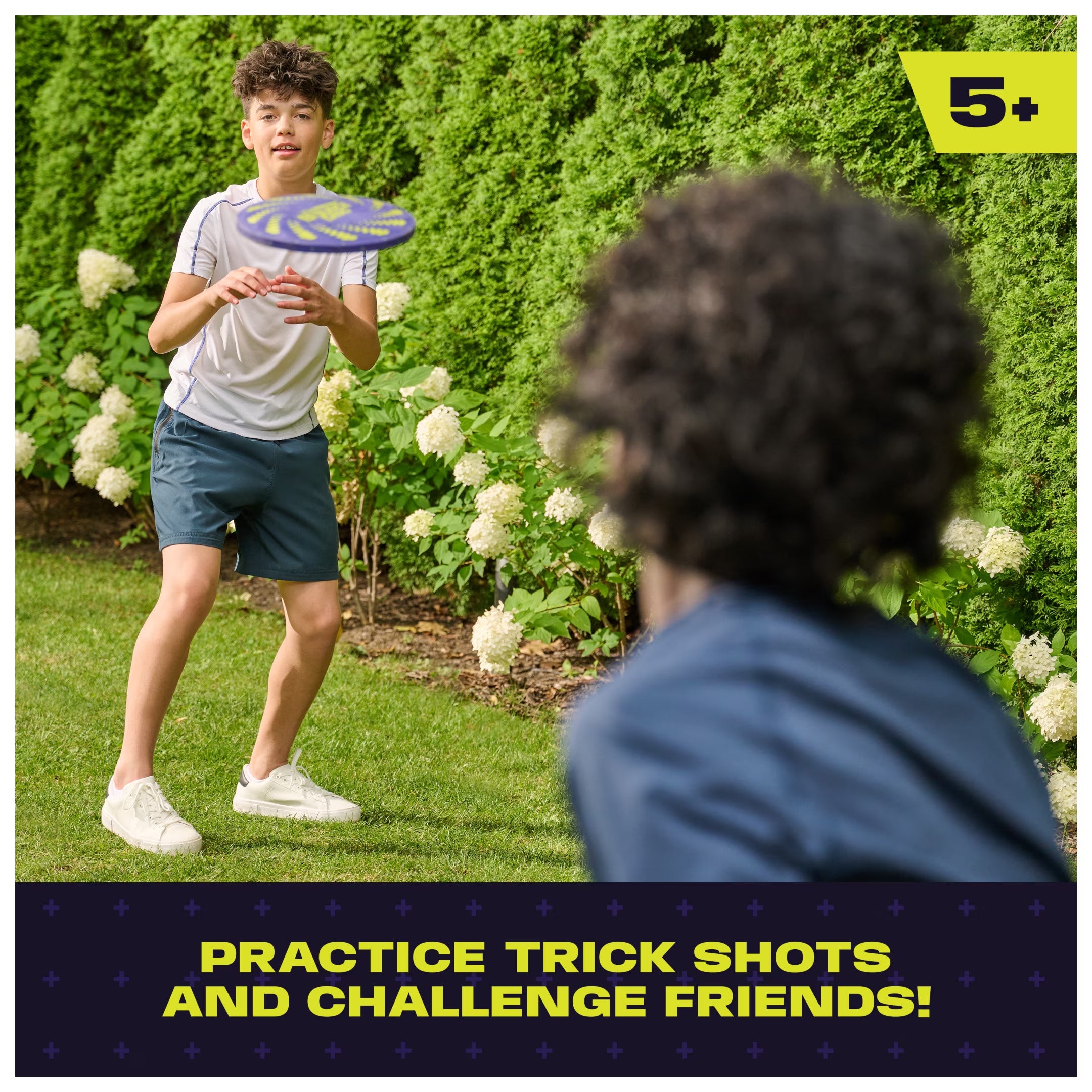 Bounce Disc, Outdoor Throwing Flying Disc, for Ages 5 and Up