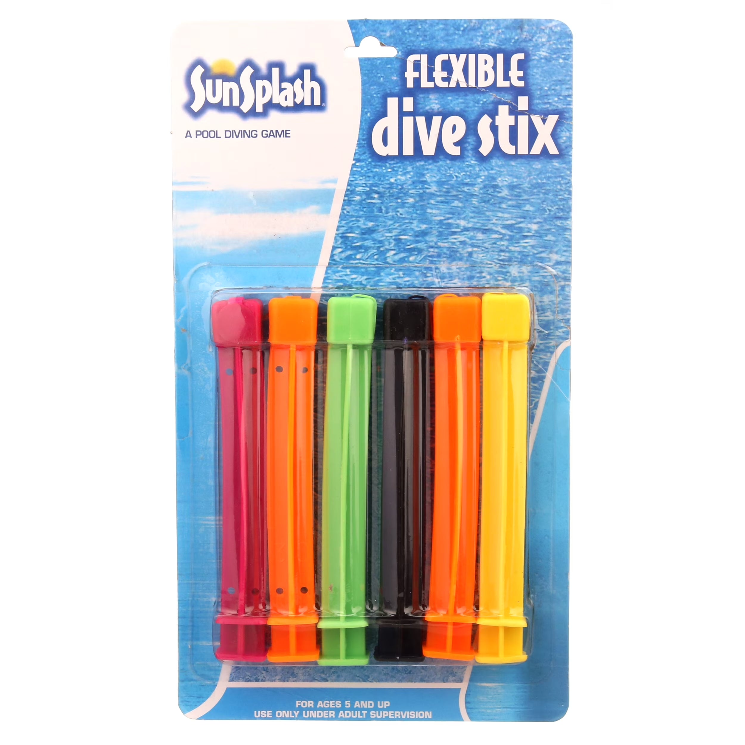 Plastic Dive Stix Pool Toys, Multicolor