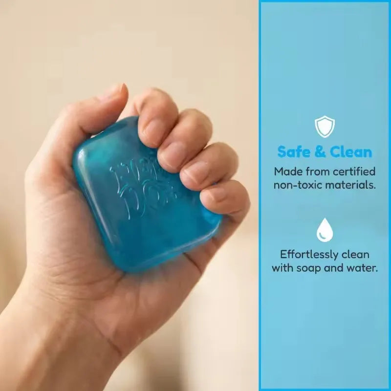 2026 New Pinch Candy Jellyfish Flow Pattern Cube Slow Rebound Stress Relief Maltose Pinch Stress Relief Toy Children'S Gift