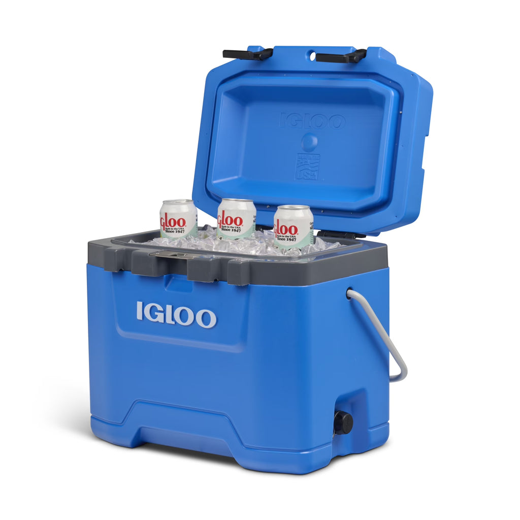 25 QT Overland Ice Chest Cooler, Blue