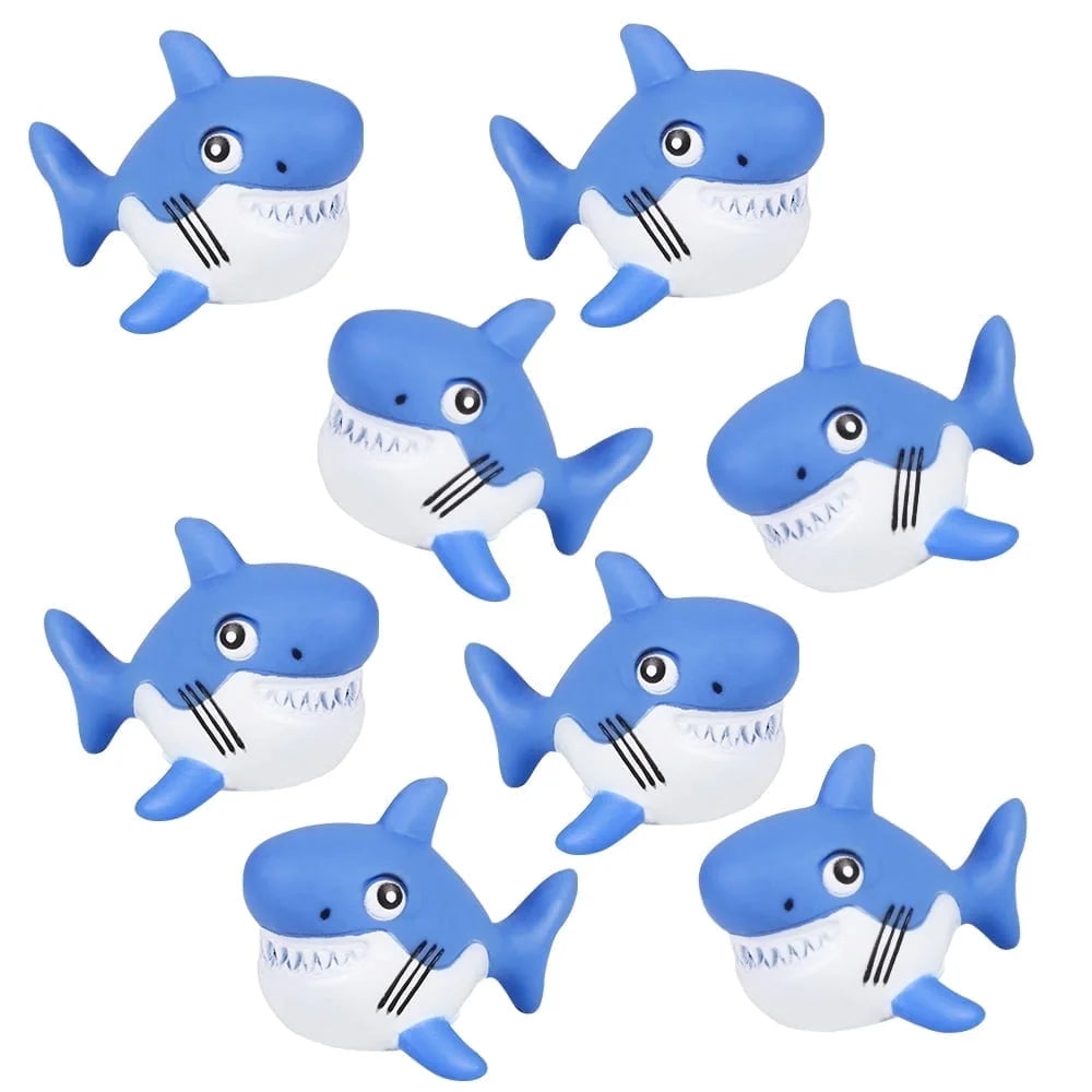 Rubber Squirting Bath Toys – 12-Pack Pool & Baby Bath Toys – Fun Birthday Party Favors for Kids