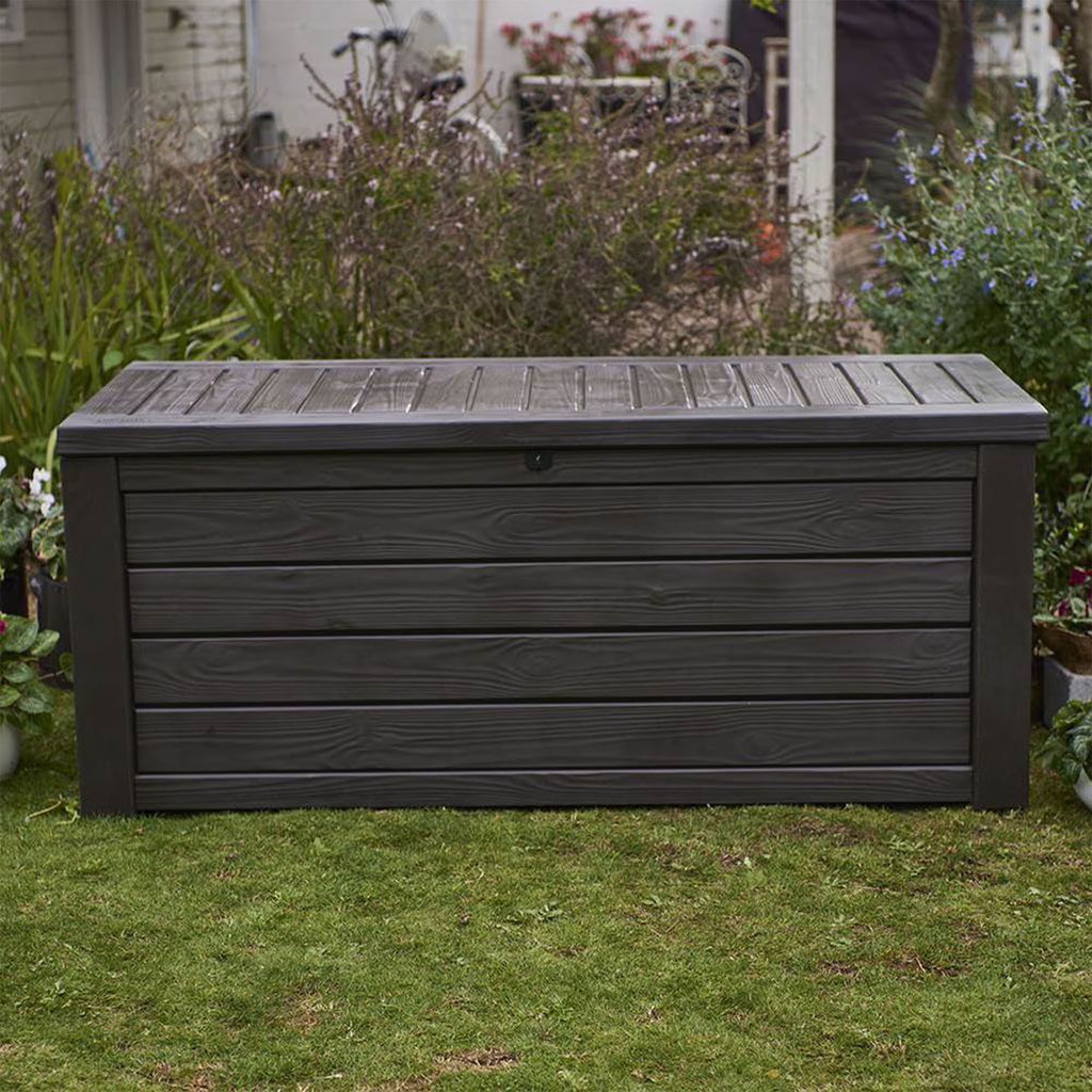 Westwood Outdoor 150 Gal Deck Storage Box for Tools, Brown (2 Pack)