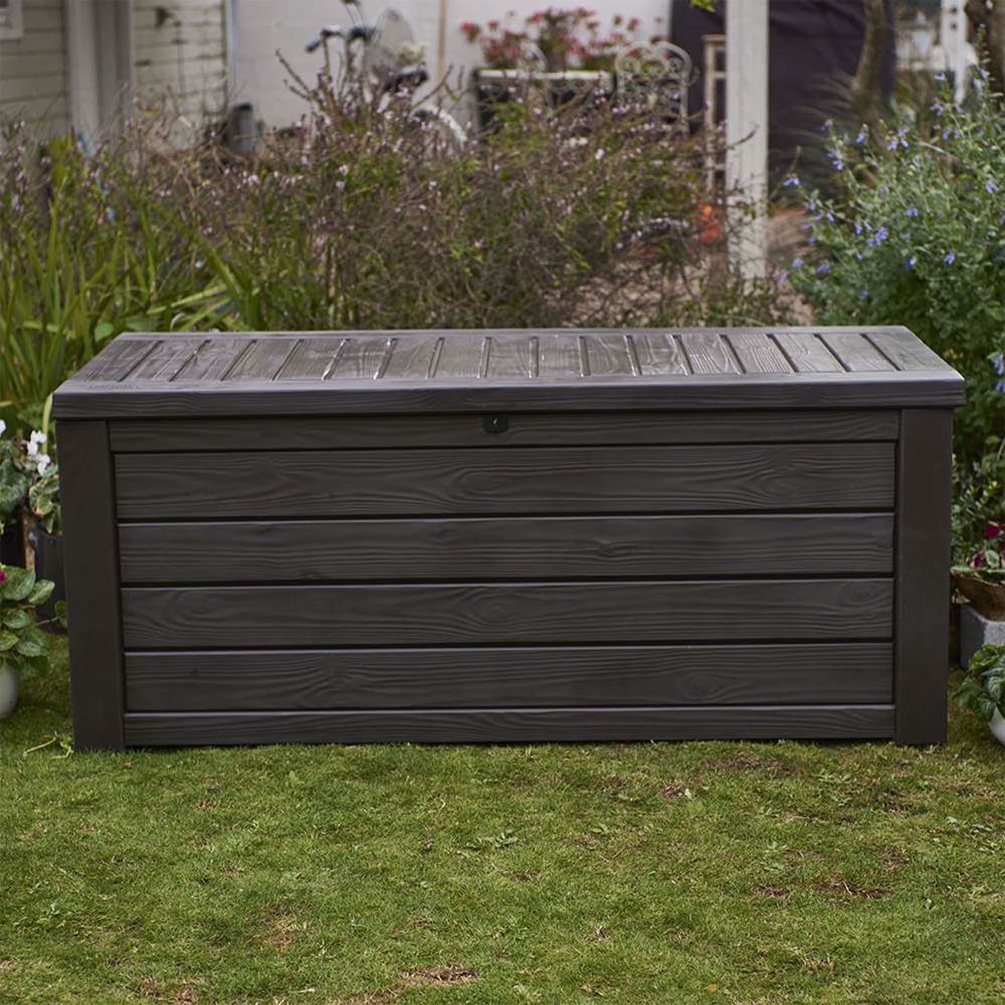 Westwood Outdoor 150 Gal Deck Storage Box for Tools, Brown (2 Pack)