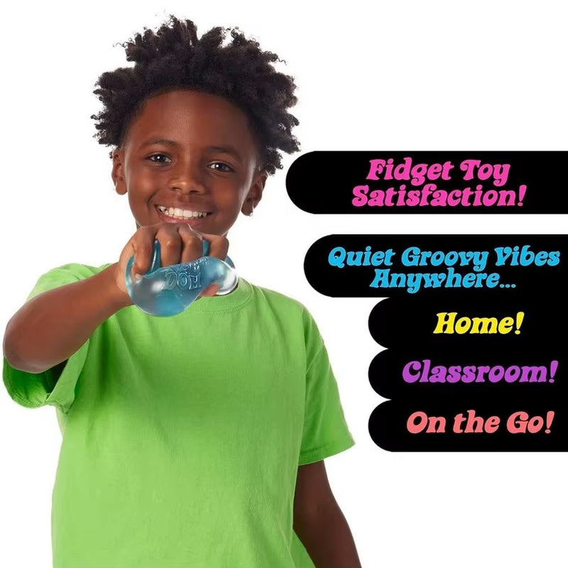 Needoh Nice Cube Antistress Sensoriale, Giocattolo per Ansia E Concentrazione, Cubo Sensoriale Da Scrivania per Adulti E Bambini
