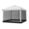Canopy Mesh Curtain Accessory with Zippered Walls for 10' X 10' Canopy