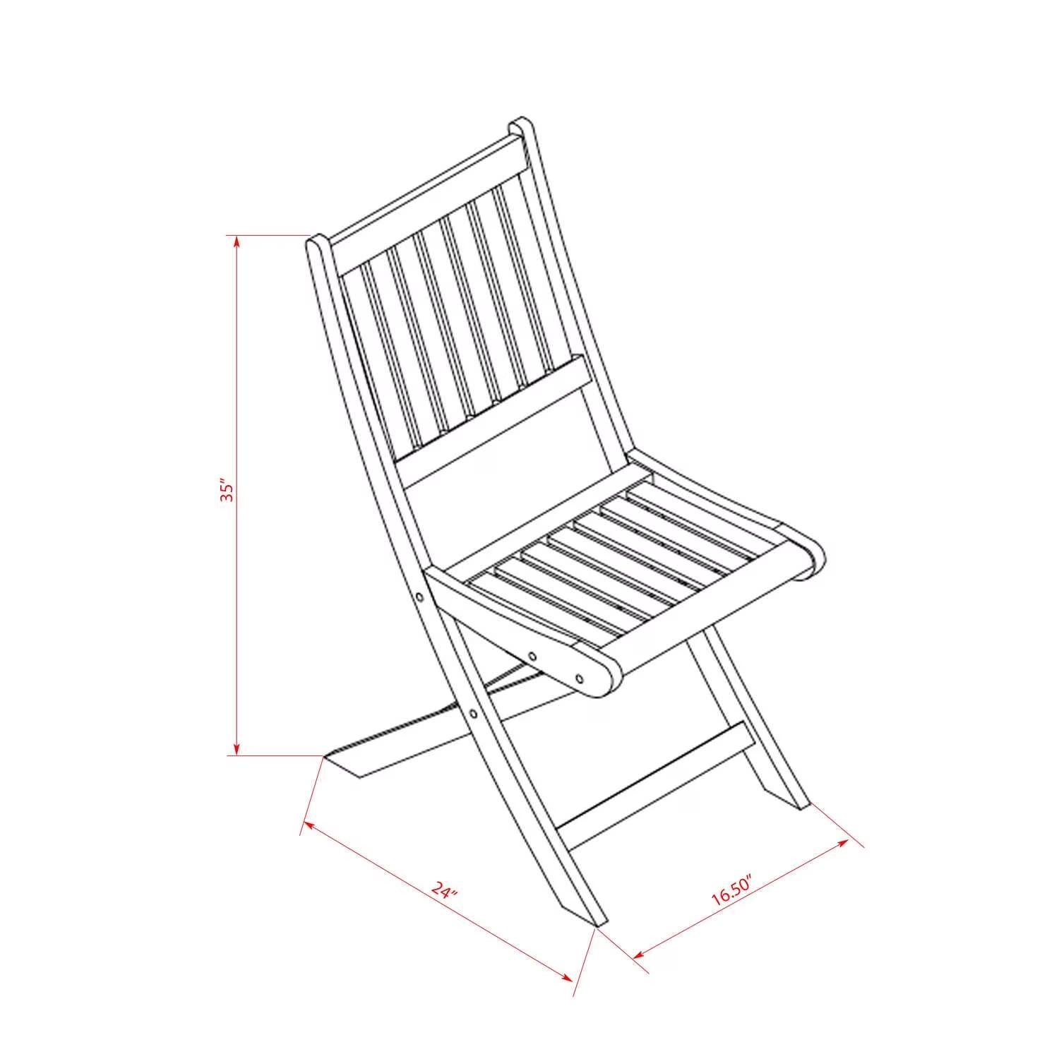 Beasley 7-Piece Patio Dining Set W/ Slat Back in Natural Oil