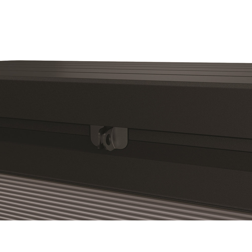 Premier 150 Gallon Durable Resin Outdoor Storage Deck Box for Furniture and Supplies, Grey
