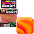 Schylling  Nice Cube Swirl - Sensory Toy with a Super Solid Squish - Unique, Swirling Color Blend - Ages 3 and up - Orange; One Cube per Pack