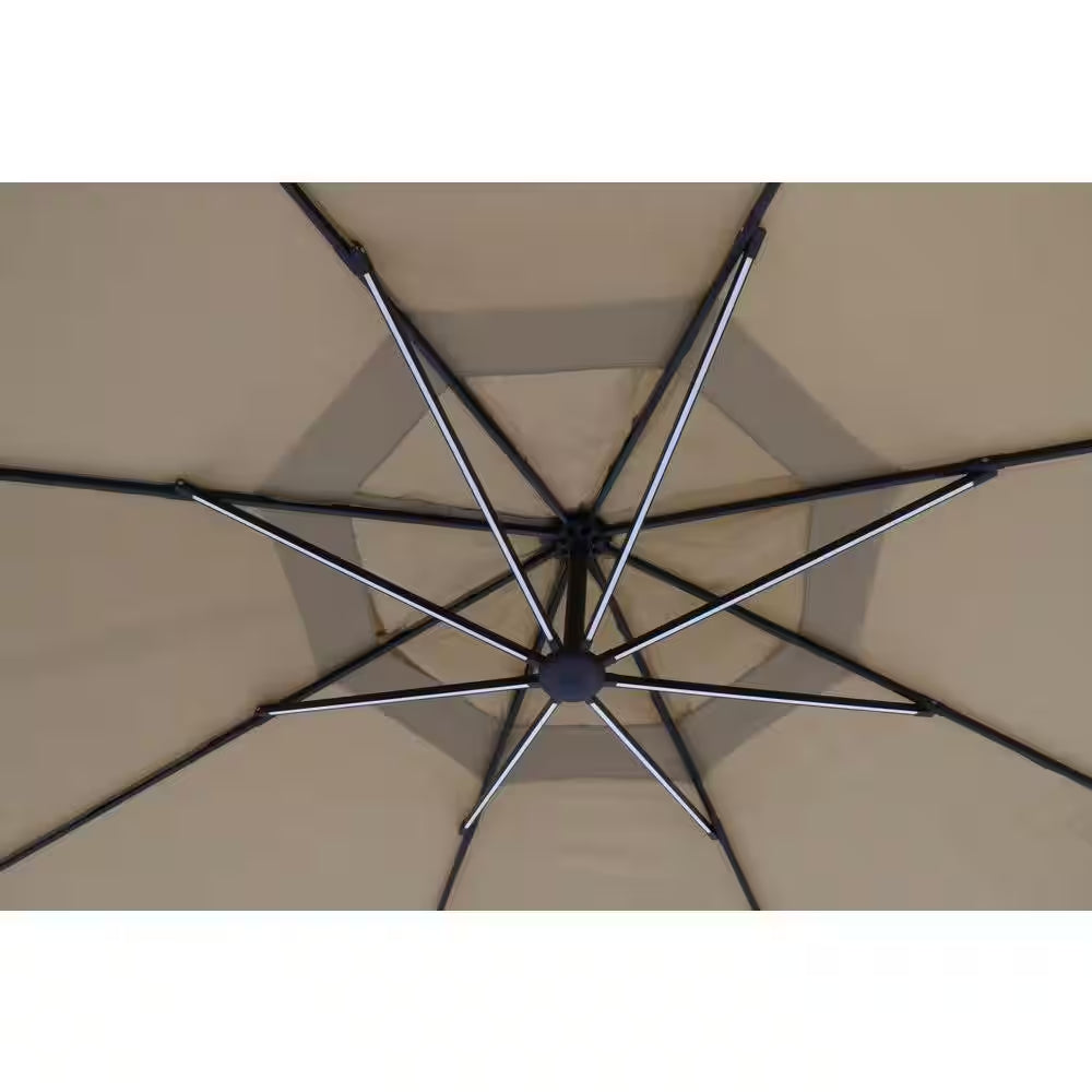 11 Ft. Replacement Canopy Fabric for Hampton Bay Cantilever Offset Solar Umbrella