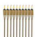 57 In. Easy Pour Torch Bamboo Classic Weave Brown 10-Pack