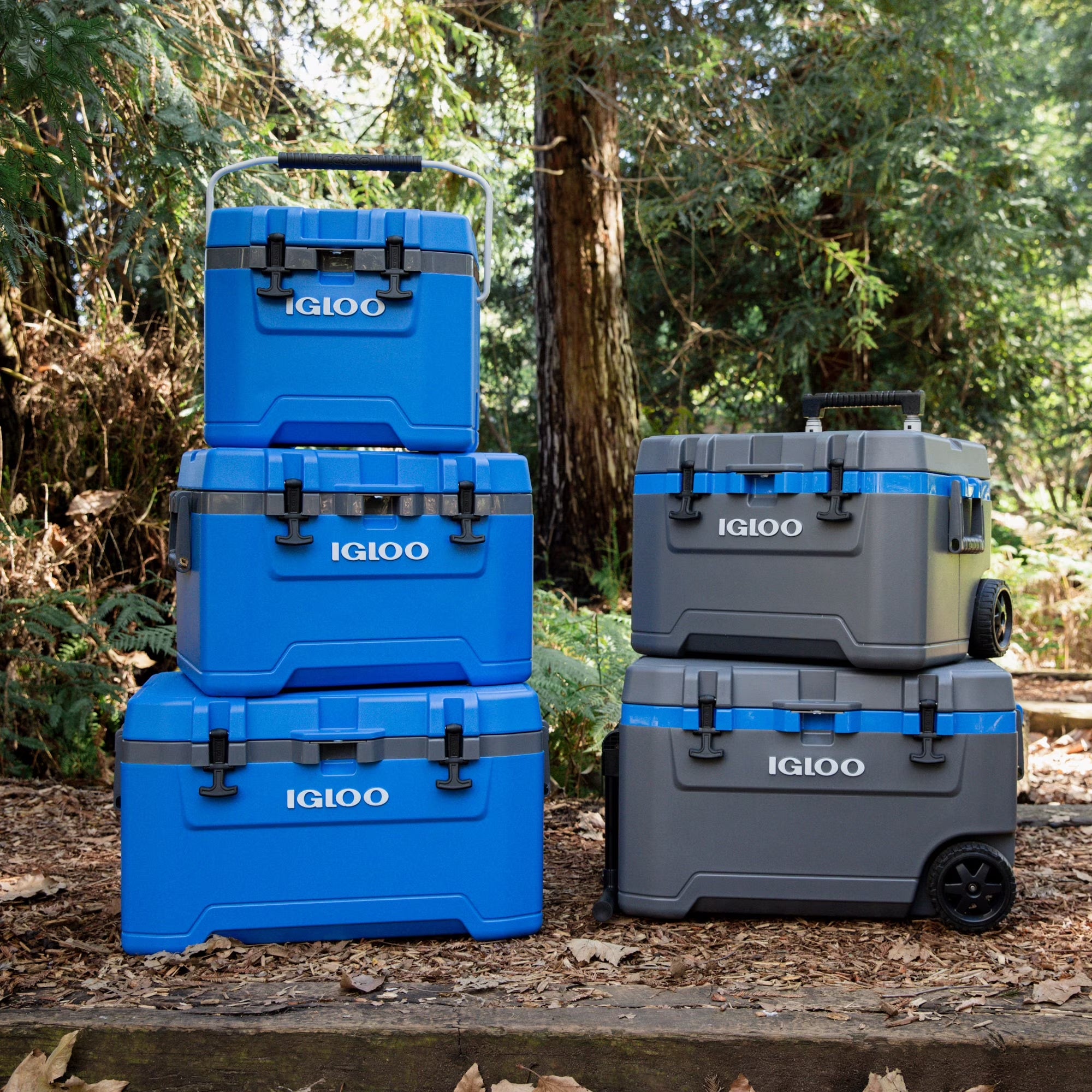 25 QT Overland Ice Chest Cooler, Blue