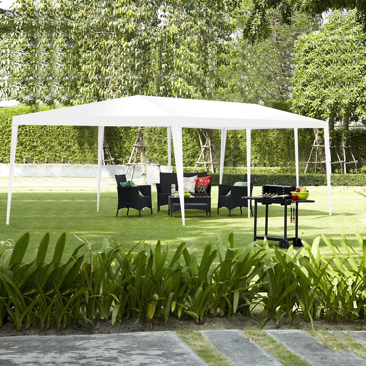 10'X30' Party Wedding Tent Event Canopies Heavy Duty Pavilion 5 Sidewall 44Lbs