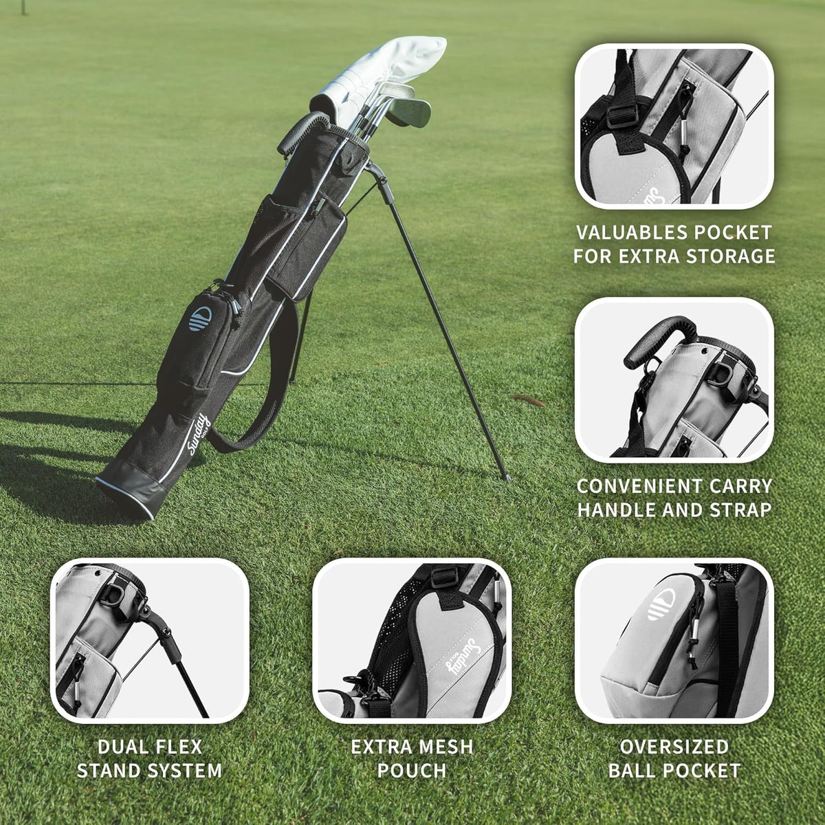The Original Lightweight  Bag with Stand
