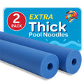 Premium Jumbo XL Foam Pool Swim Noodles, 2 Pack (Blue)