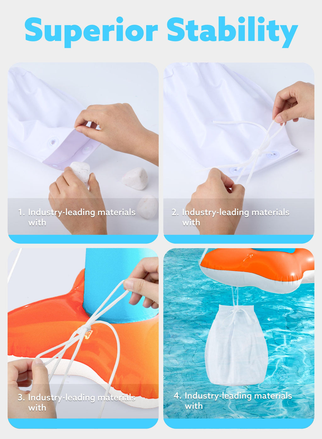 Inflatable Pool Float Set Pool Volleyball Net & Basketball Hoops, Summer Pool Toys for Kids and Pool Game Adults, Volleyball Court (105”X28”X35”)|Basketball (27”X23”X27”),L-Blue