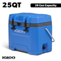 25 QT Overland Ice Chest Cooler, Blue