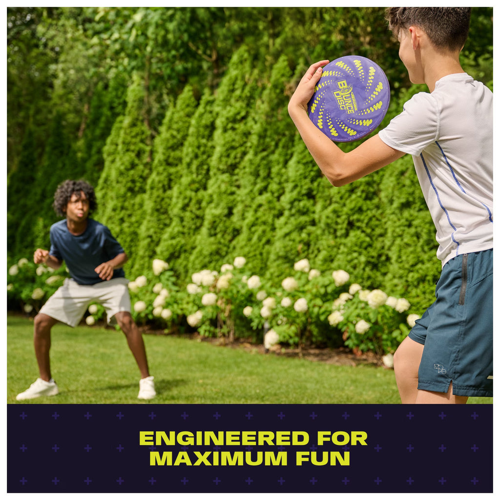 Bounce Disc, Outdoor Throwing Flying Disc, for Ages 5 and Up