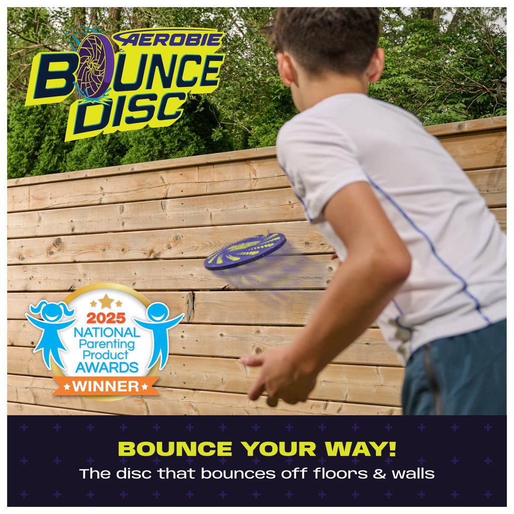 Bounce Disc, Outdoor Throwing Flying Disc, for Ages 5 and Up