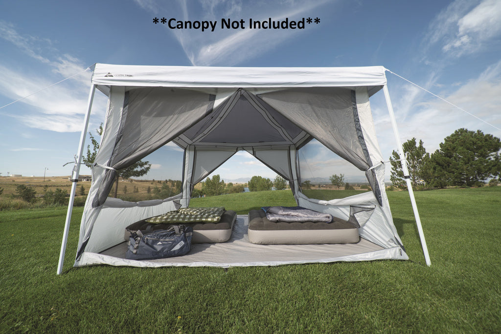 7-Person 2-In-1 Screen House Connect Tent with 2 Doors, Canopy Sold Separately