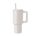 30 Fl Oz Insulated Stainless Steel Trek Tumbler with Straw Lid | Almond Birch