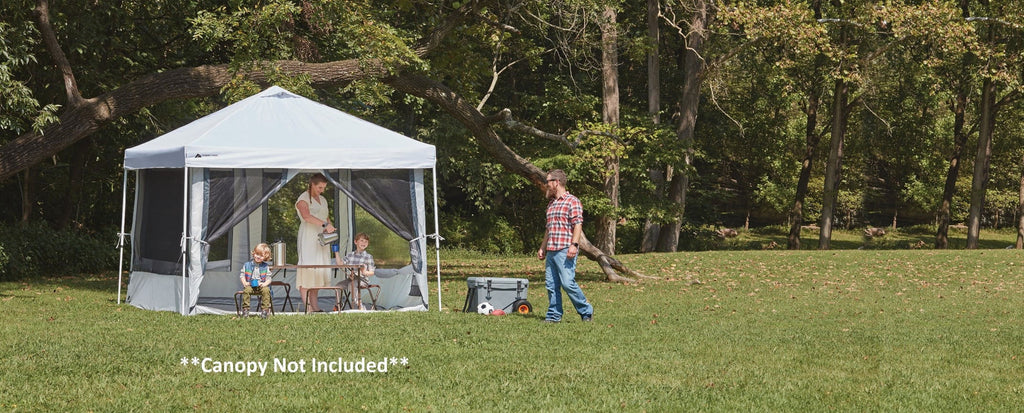 7-Person 2-In-1 Screen House Connect Tent with 2 Doors, Canopy Sold Separately