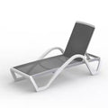 Patio Chaise Lounge Adjustable Aluminum Pool Lounge Chairs with Arm All Weather Pool Chairs for Outside, In-Pool, Lawn