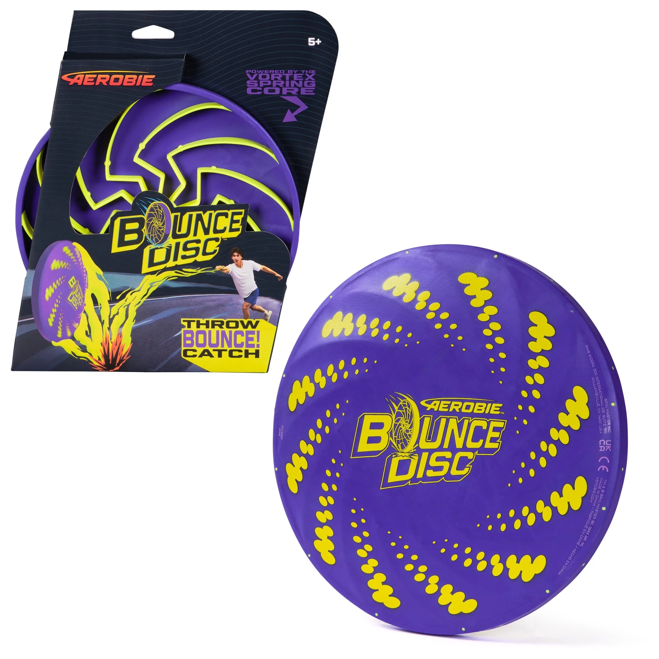 Bounce Disc, Outdoor Throwing Flying Disc, for Ages 5 and Up